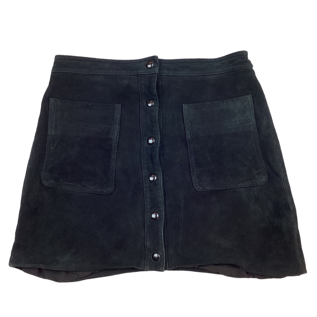 Rebecca Minkoff Rockin It Goatskin Suede Leather Skirt